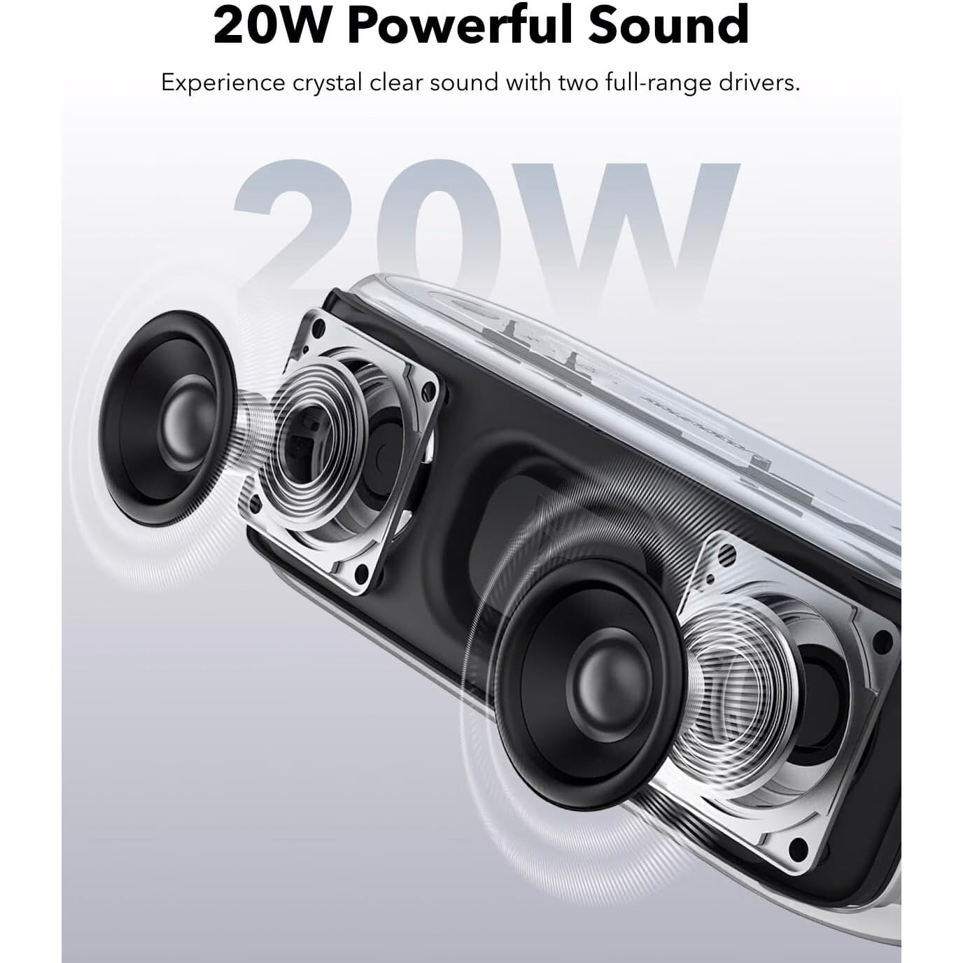 Anker SoundCore Select 2S Bluetooth Speaker, 20W, Waterdicht, Zwart A3171011