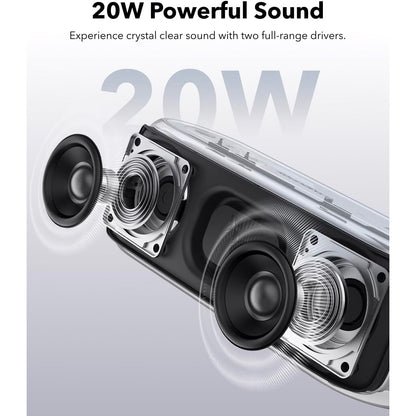 Anker SoundCore Select 2S Bluetooth Speaker, 20W, Waterdicht, Zwart A3171011