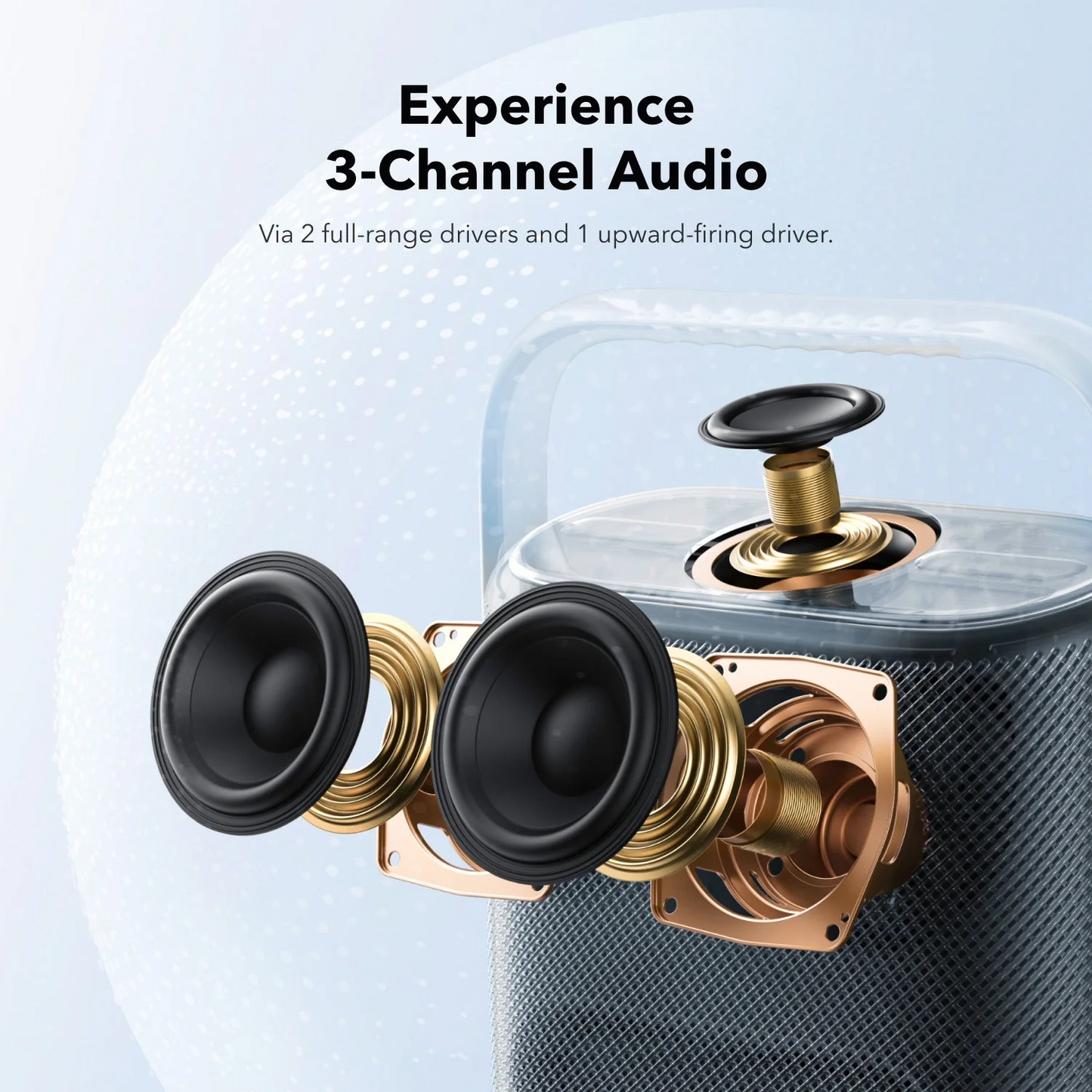 Enceinte Portable Bluetooth Anker SoundCore Motion X500, 40W, Étanche, Rose A3131051