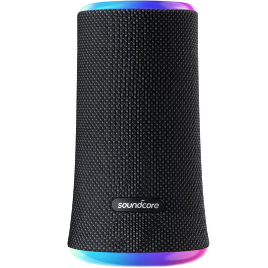 Anker SoundCore Flare 2 Bluetooth Speaker, 20W, RGB, Waterproof, Black A3165G11