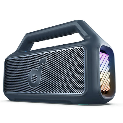 Enceinte Portable Bluetooth Anker SoundCore Boom 2, 80W, TWS, RGB, Étanche, Bleue A3138031