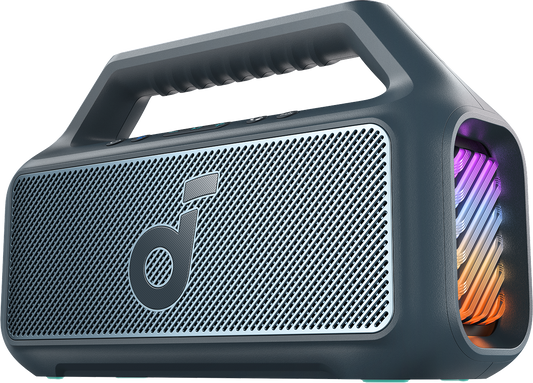 Draagbare Bluetooth Speaker Anker SoundCore Boom 2 Nieuwe Versie, 80W, TWS, RGB, Waterdicht, Blauw A3138032