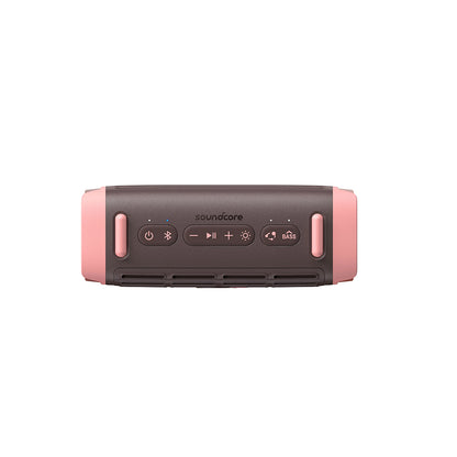 Enceinte Portable Bluetooth Anker SoundCore Boom 3i, 50W, RGB, Étanche, Marron Rose D5100080