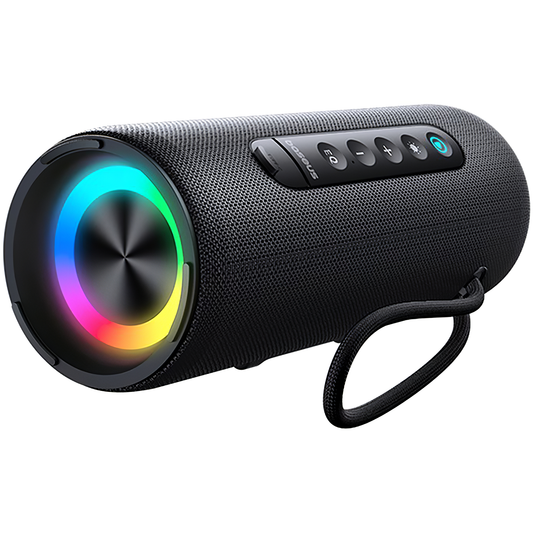 Enceinte portable Bluetooth Baseus AeQur V020, 2 x 7,5W, TWS, RGB, étanche, noir A20067900117-00 