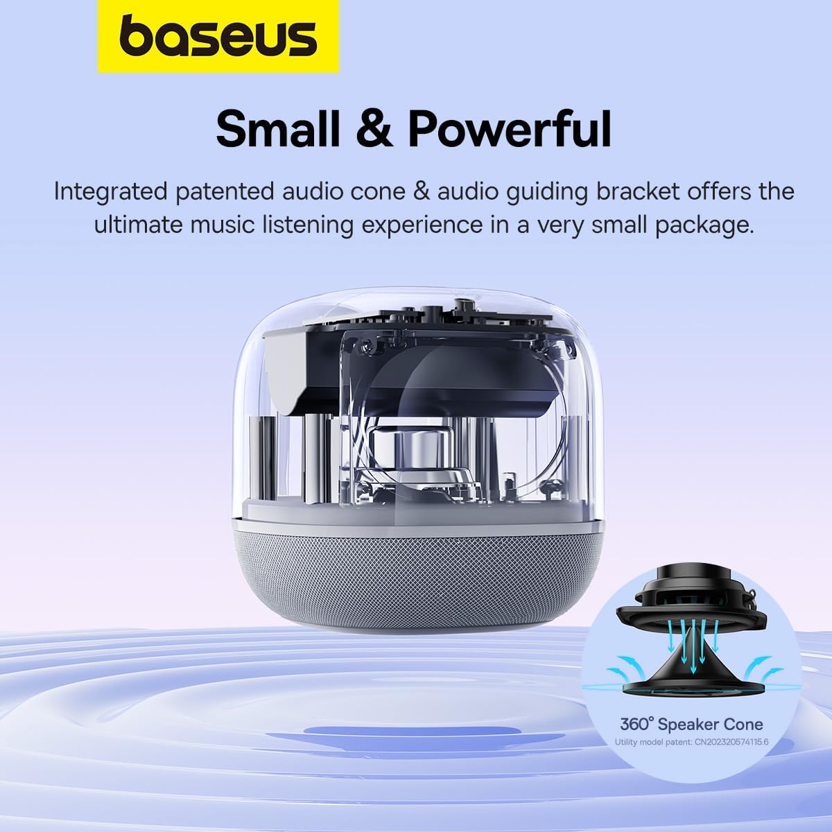 Bluetooth-luidspreker Baseus AeQur V2, Wit A20050500211-00