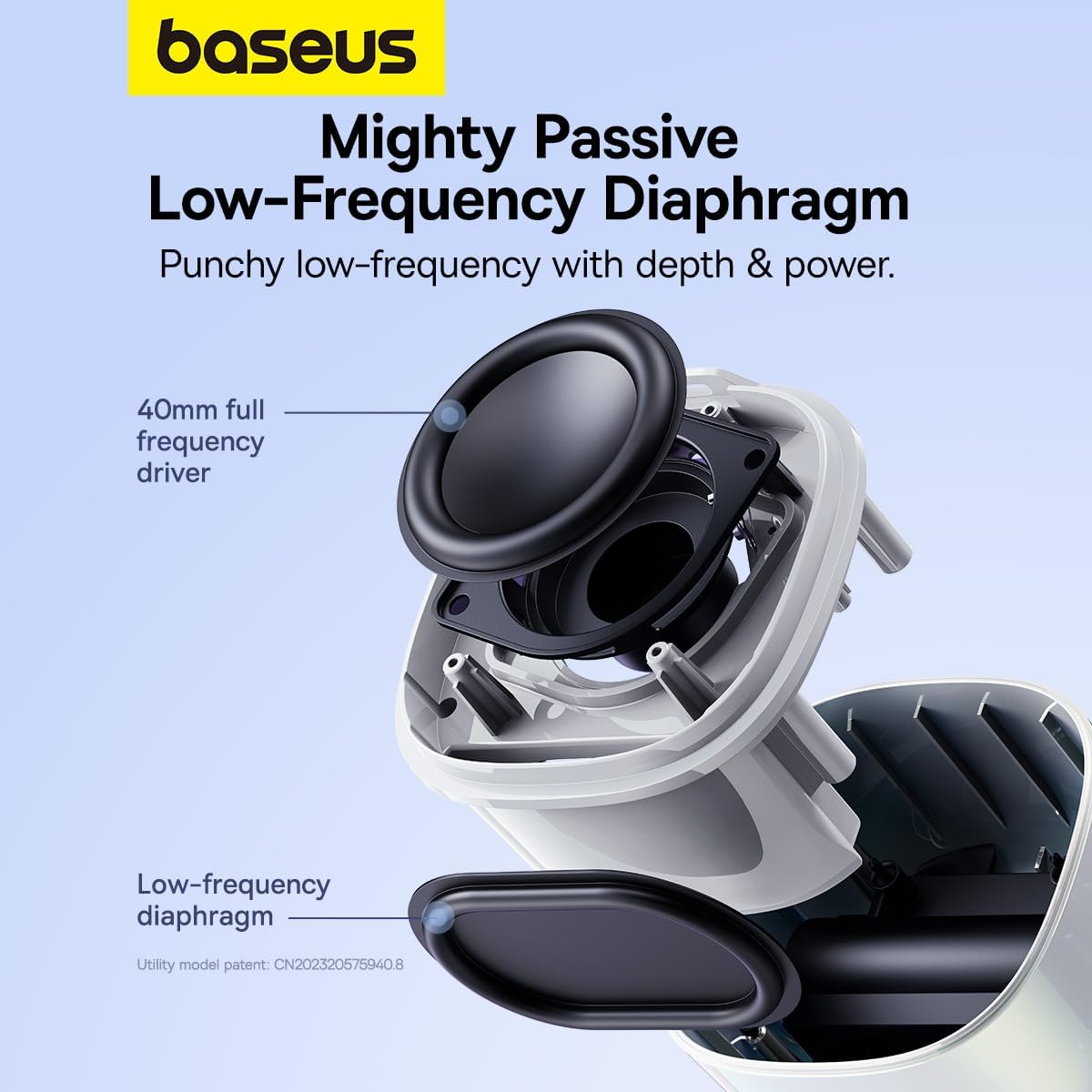 Bluetooth-luidspreker Baseus AeQur V2, Wit A20050500211-00