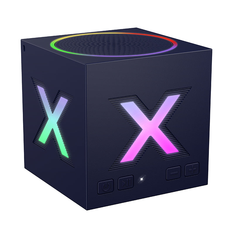 Enceinte Portable Bluetooth Borofone BR101 Rubik, 5W, TWS, RGB, Bleue