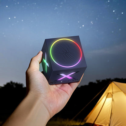 Enceinte Portable Bluetooth Borofone BR101 Rubik, 5W, TWS, RGB, Bleue