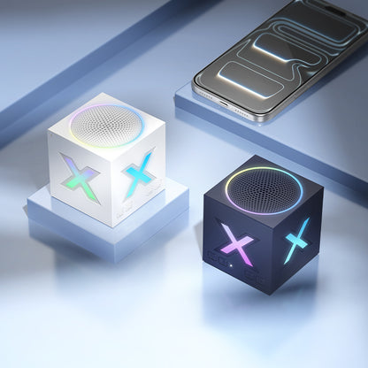 Enceinte Portable Bluetooth Borofone BR101 Rubik, 5W, TWS, RGB, Bleue