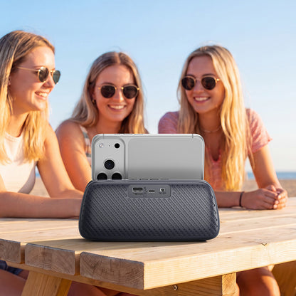 Draagbare Bluetooth-luidspreker Borofone BR108 Serenjoy, 5 W, TWS, grijs
