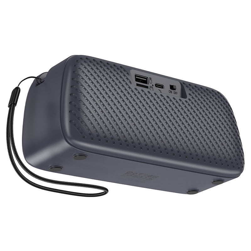 Borofone BR108 Serenjoy tragbarer Bluetooth-Lautsprecher, 5 W, TWS, Schwarz