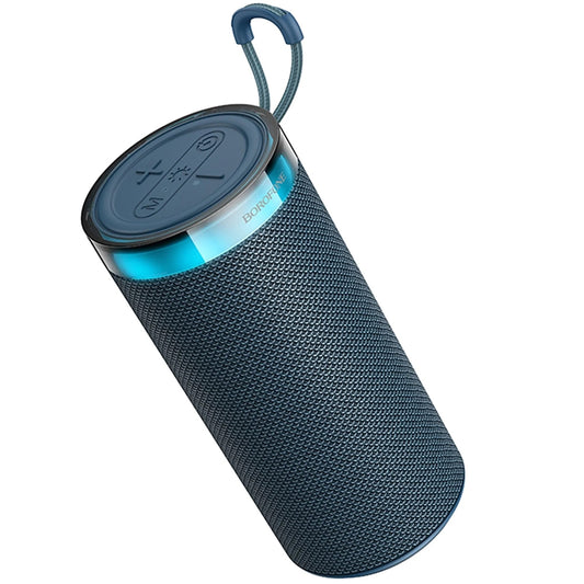 Draagbare Bluetooth-luidspreker Borofone BR105 Loud, 10W, TWS, RGB, Marineblauw