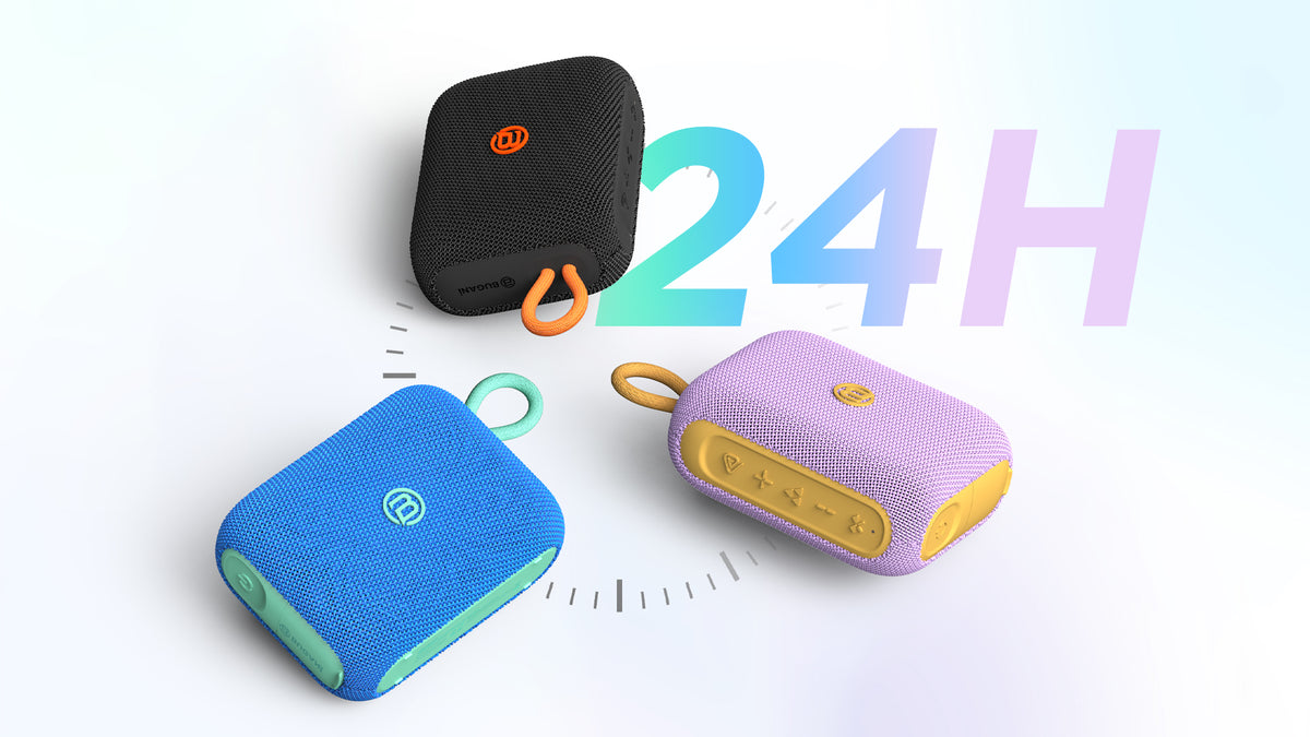 Enceinte Bluetooth Portable Bugani Rove Go 5, 12W, TWS, Étanche, Noire