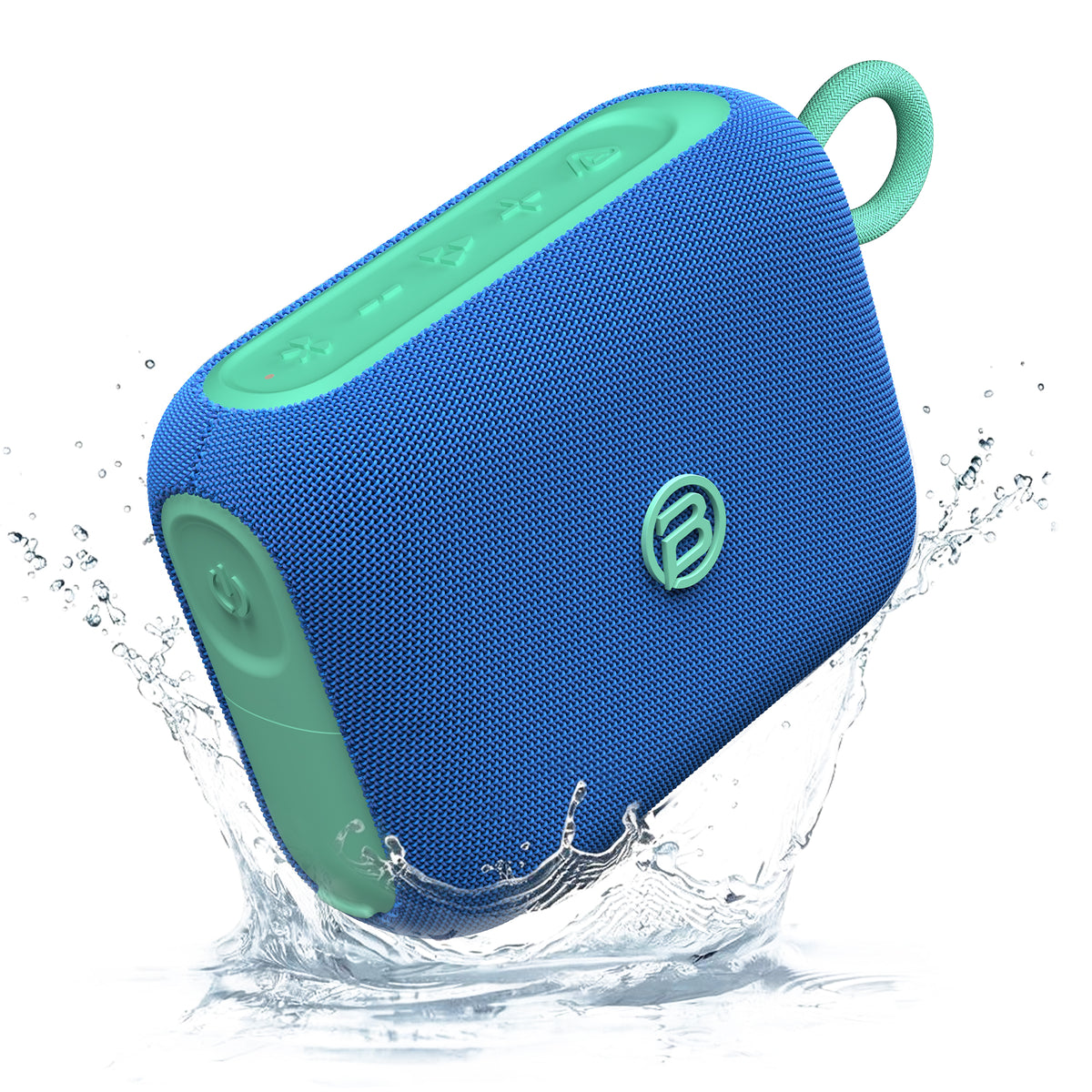 Enceinte Bluetooth Portable Bugani Rove Go 5, 12W, TWS, Étanche, Bleue