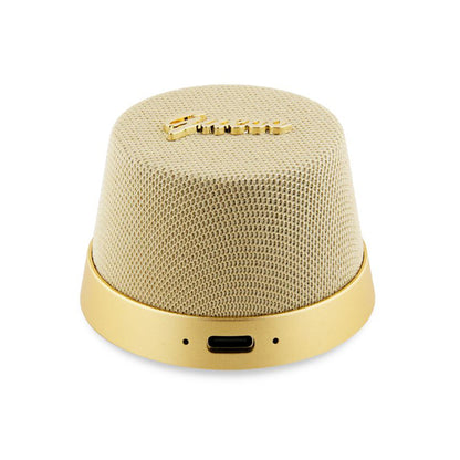 Draagbare Bluetooth Speaker Guess Stand Magnetic Script Metal, 3W, Goud