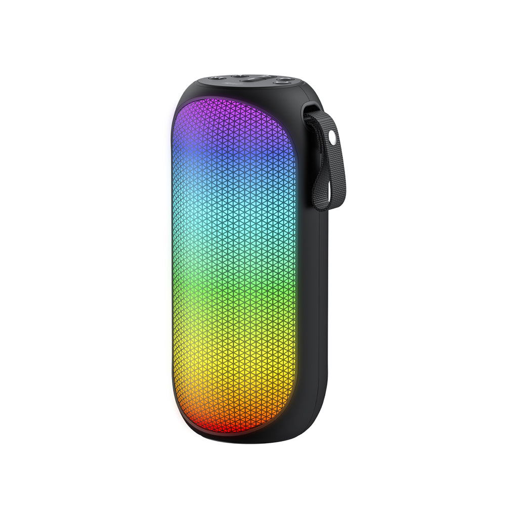 Tragbarer Bluetooth-Lautsprecher HAVIT SK808BT, 8W, RGB, wasserdicht, Schwarz