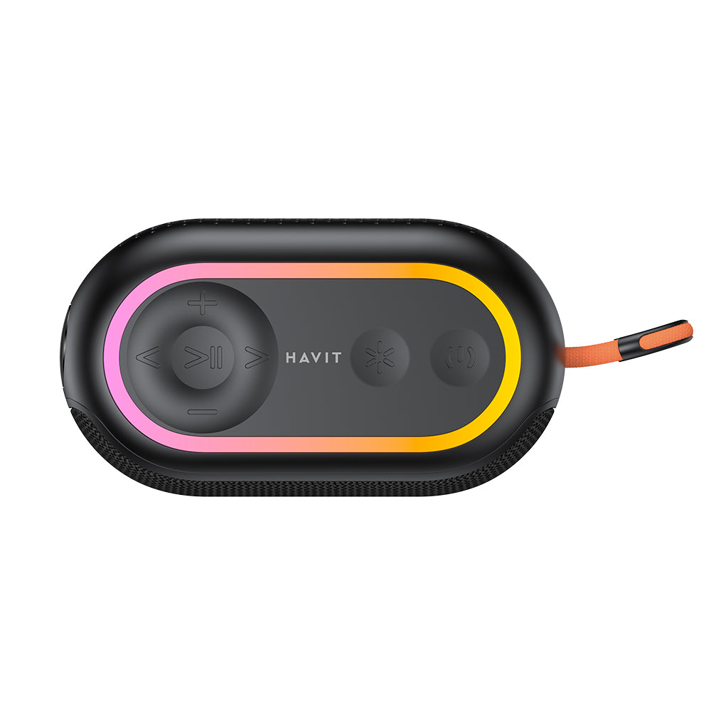 Enceinte Portable Bluetooth HAVIT SK809BT, 7W, RGB, Étanche, Noire