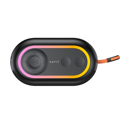 Enceinte Portable Bluetooth HAVIT SK809BT, 7W, RGB, Étanche, Noire