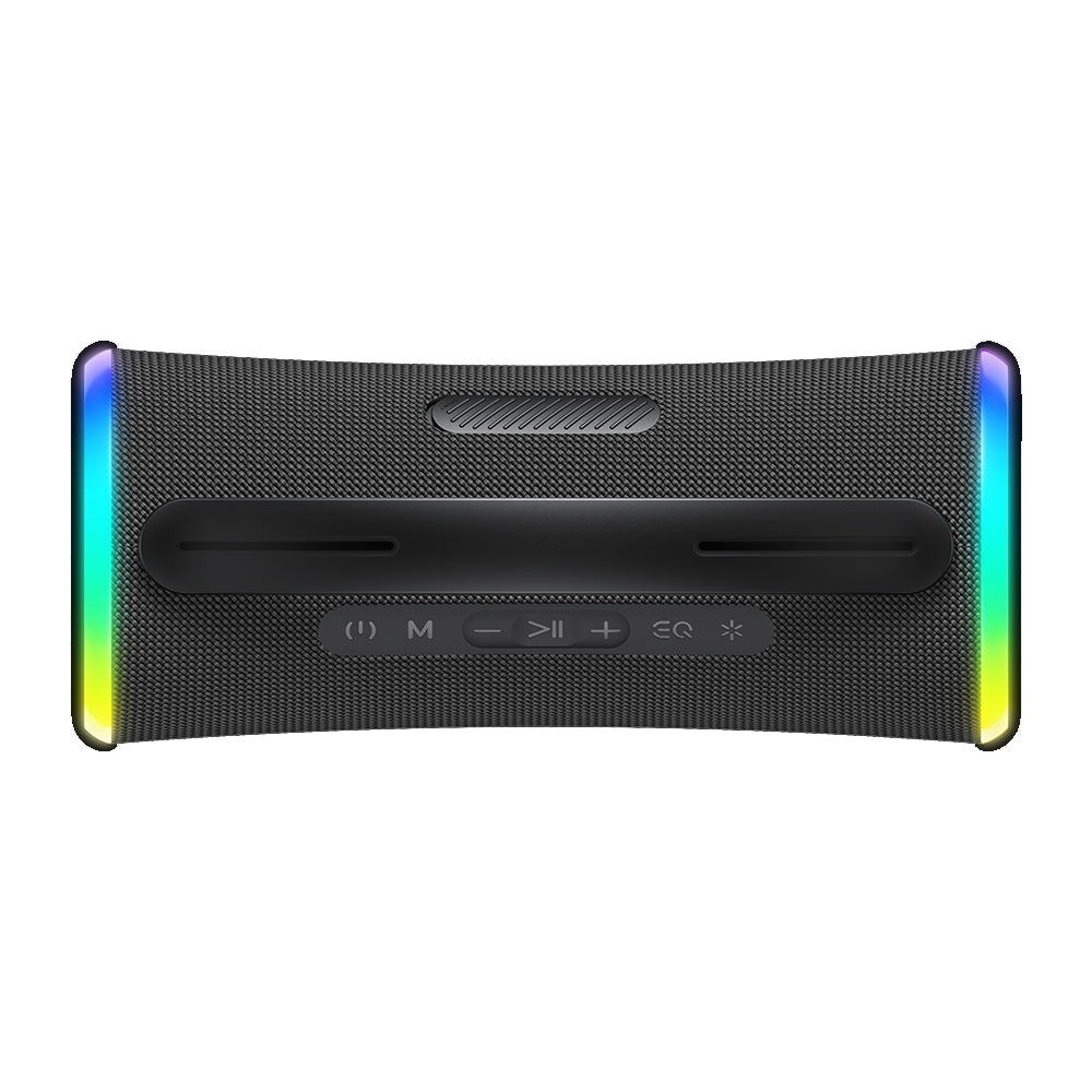 Enceinte Portable Bluetooth HAVIT SK834BT, 2 x 5W, RGB, Étanche, Noire