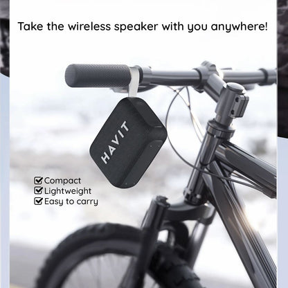 Enceinte Portable Bluetooth HAVIT SK874BT, 8W, Étanche, Noire