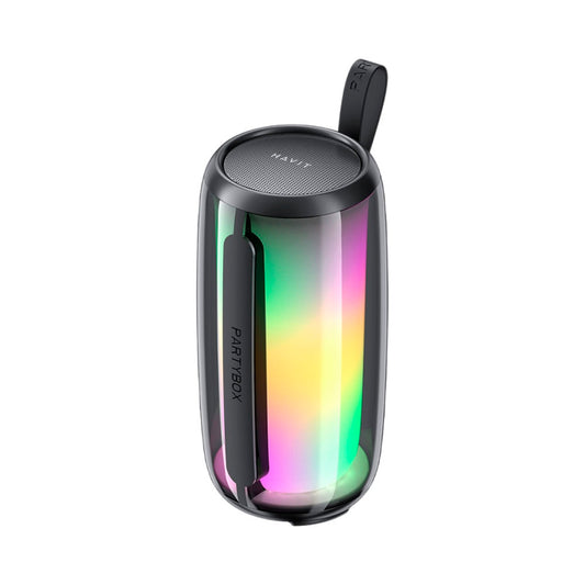 Enceinte Portable Bluetooth HAVIT SK879BT, 8W, RGB, Étanche, Noire
