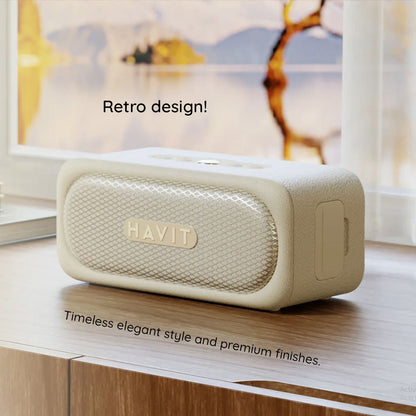 Bluetooth-luidspreker HAVIT SK905BT, 20W, Waterdicht, Beige