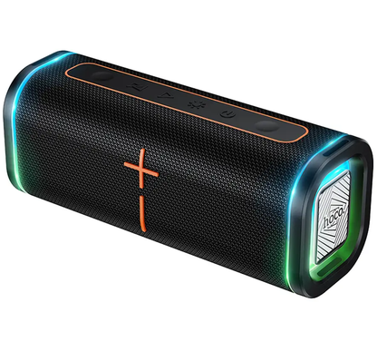 Tragbarer Bluetooth-Lautsprecher HOCO HC51, 30W, TWS, RGB, Schwarz