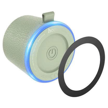 Enceinte Bluetooth Portable HOCO HC49 Mini Magnétique, 8W, TWS, Vert