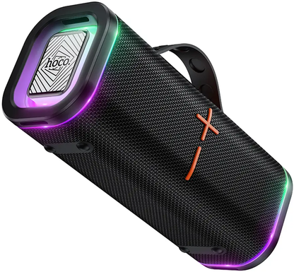 Tragbarer Bluetooth-Lautsprecher HOCO HC51, 30W, TWS, RGB, Schwarz