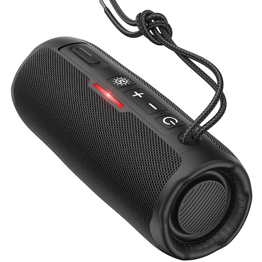 Tragbarer Bluetooth-Lautsprecher HOCO HC16, 2 x 5W, TWS, Schwarz