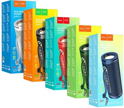 Draagbare Bluetooth Speaker HOCO HC9 Dazzling Pulse Sports, 10W, TWS, RGB, Blauw