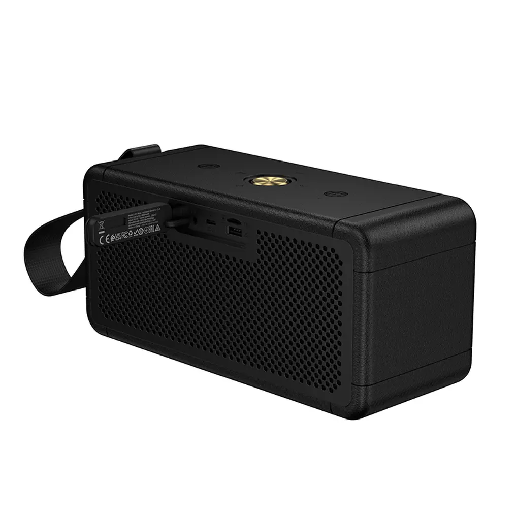Tragbarer Bluetooth-Lautsprecher HOCO HT1 Max, 2 x 20W, TWS, Schwarz