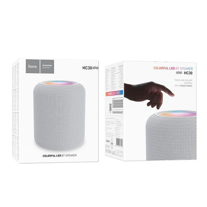 Draagbare Bluetooth Speaker HOCO HC30, 5W, TWS, RGB, Gri