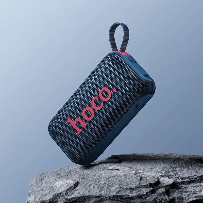 Enceinte Portable Bluetooth HOCO HC32, 2 x 10W, TWS, RGB, Bleu Marine