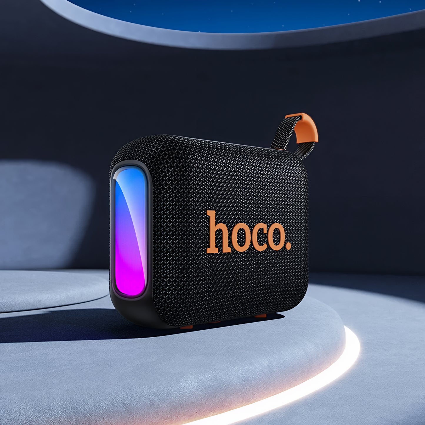 Draagbare Bluetooth Speaker HOCO HC31, 10W, TWS, RGB, Waterdicht, Zwart