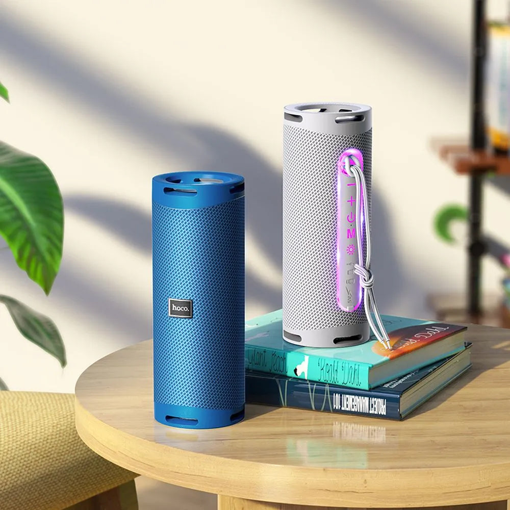 Draagbare Bluetooth Speaker HOCO HC9 Dazzling Pulse Sports, 10W, TWS, RGB, Blauw