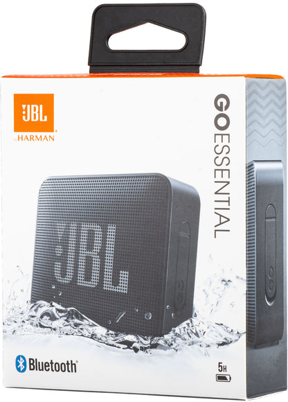 JBL Go Essential draagbare Bluetooth-luidspreker, 3.1W, PartyBoost, Waterdicht, Zwart JBLGOESBLK