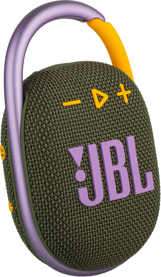 Draagbare Bluetooth-luidspreker JBL Clip 4, 5W, Pro Sound, Waterdicht, Groen JBLCLIP4GRN