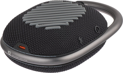 Draagbare Bluetooth-luidspreker JBL Clip 4, 5W, Pro Sound, Waterdicht, Zwart JBLCLIP4BLK