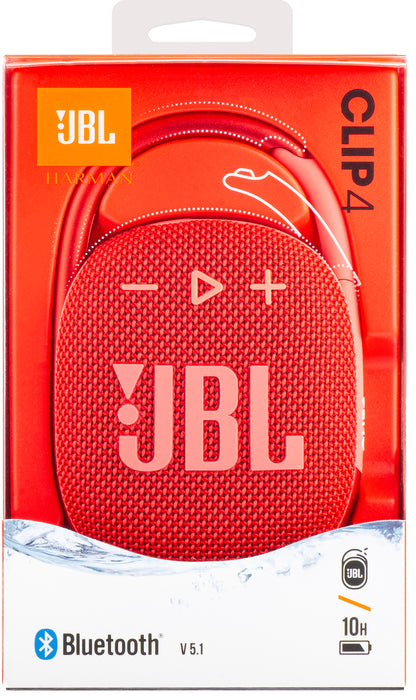 Enceinte portable Bluetooth JBL Clip 4, 5W, son pro, étanche, rose JBLCLIP4RED