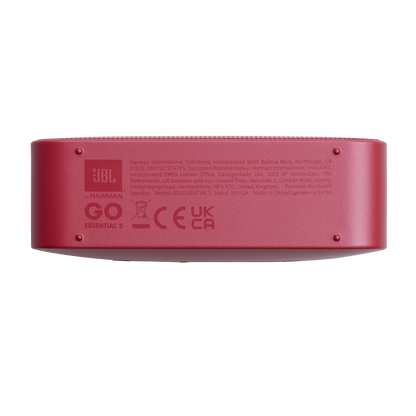 Draagbare Bluetooth Speaker JBL Go Essential 2, 3.1W, Pro Sound, Waterdicht, Rood JBLGOES2REDCN