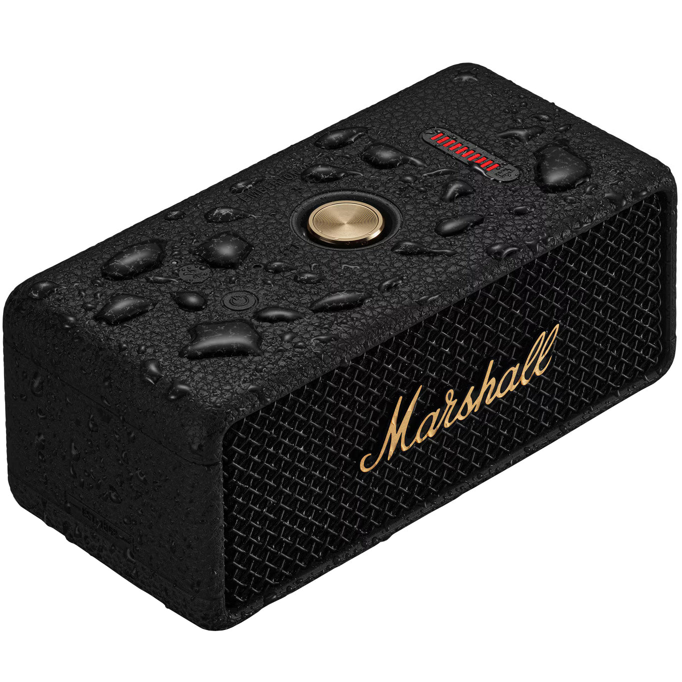Enceinte Bluetooth Portable Marshall Emberton II, 20W, Étanche, Noir Doré