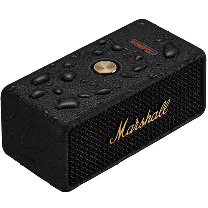 Enceinte Bluetooth Portable Marshall Emberton II, 20W, Étanche, Noir Doré