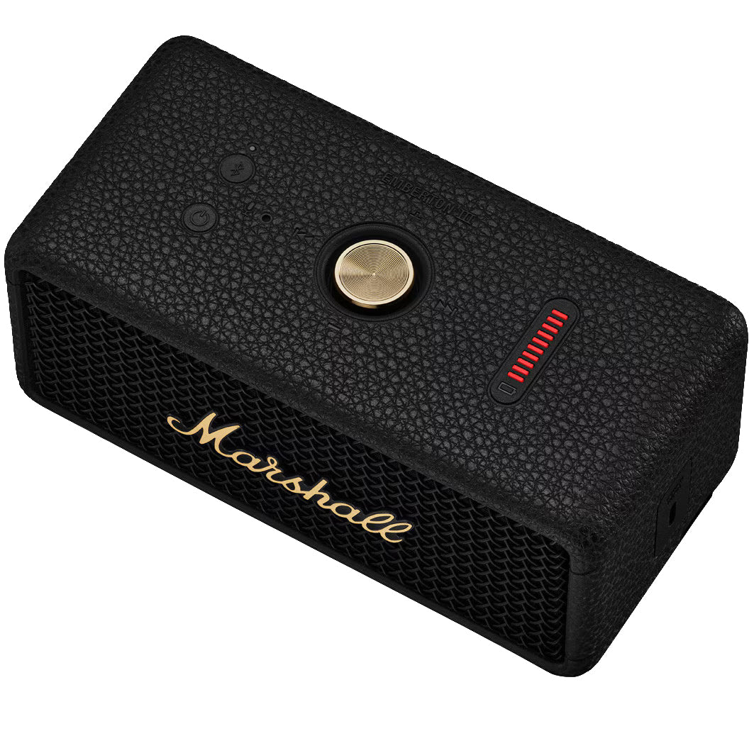 Enceinte Bluetooth Portable Marshall Emberton II, 20W, Étanche, Noir Doré