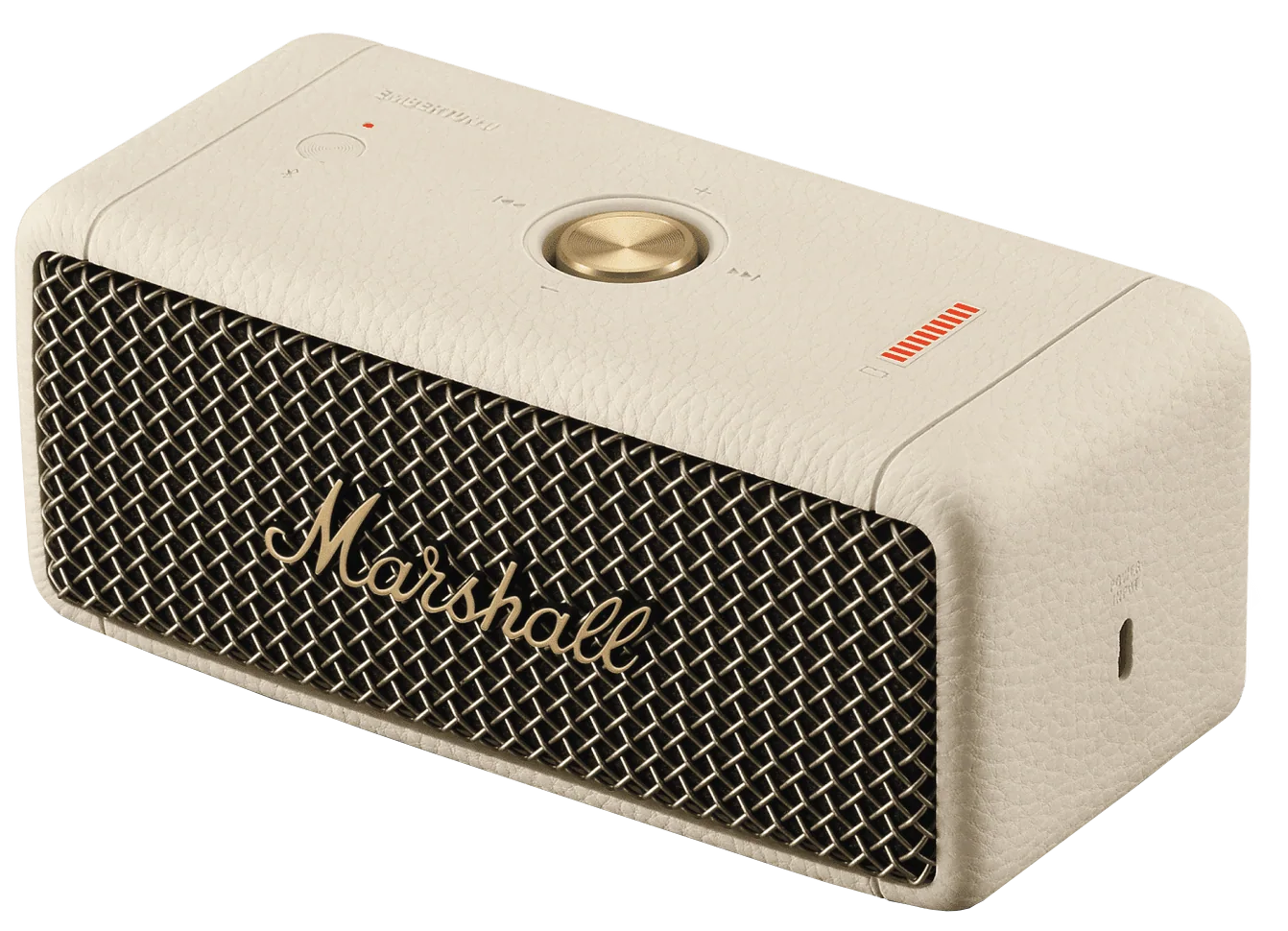 Draagbare Bluetooth Speaker Marshall Emberton II, 20W, Waterdicht, Crème
