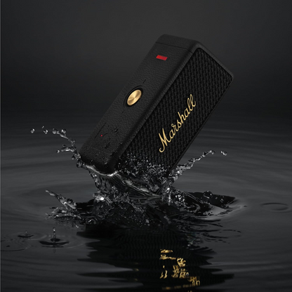 Enceinte Bluetooth Portable Marshall Emberton II, 20W, Étanche, Noir Doré