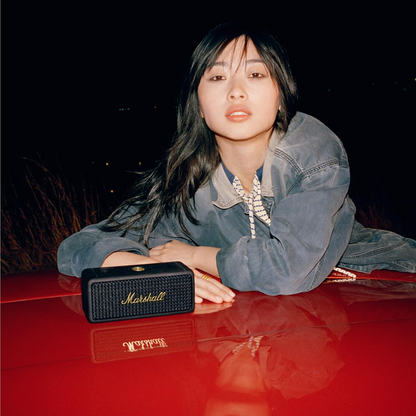 Enceinte Bluetooth Portable Marshall Emberton II, 20W, Étanche, Noir Doré