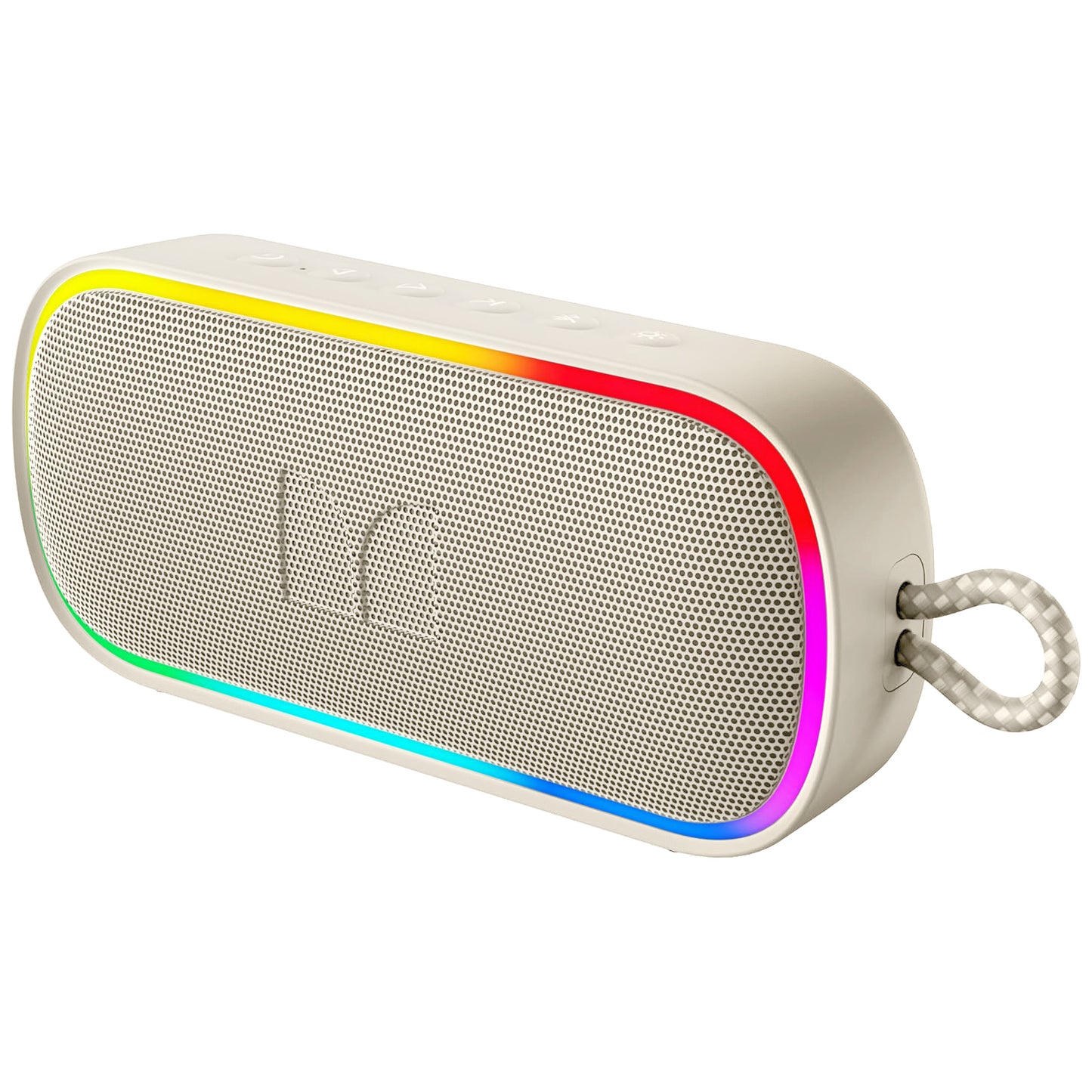 Draagbare Bluetooth Speaker Monster S150 Plus, 40W, TWS, RGB, Waterdicht, Lichtcrème