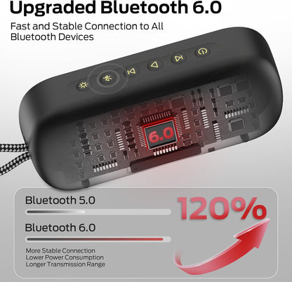 Draagbare Bluetooth Speaker Monster S150 Plus, 40W, TWS, RGB, Waterdicht, Zwart