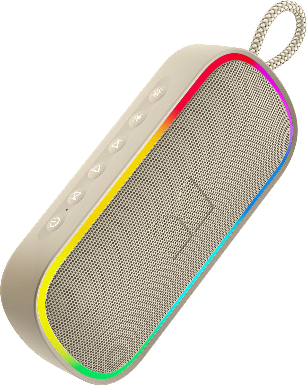 Draagbare Bluetooth Speaker Monster S150 Plus, 40W, TWS, RGB, Waterdicht, Lichtcrème